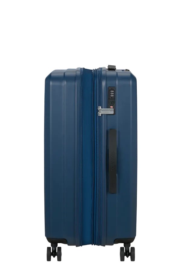 Mala de Viagem Média 66cm Expansível 4 Rodas Azul-Escuro - AeroJoy | American Tourister