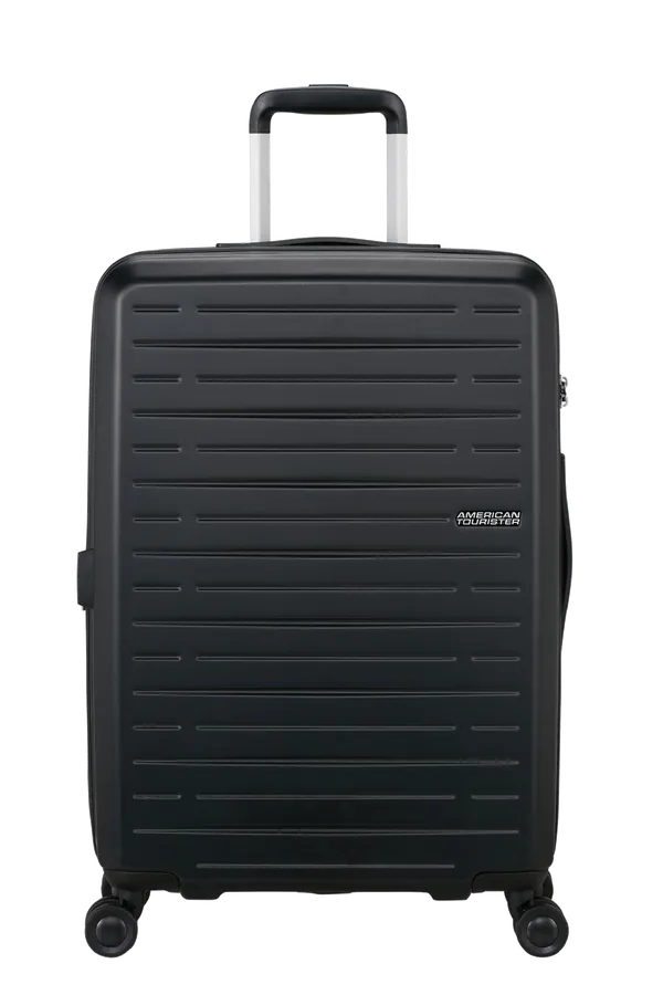 Mala de Viagem Média 66cm Expansível 4 Rodas Preta - AeroJoy | American Tourister