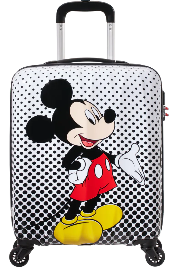 Mala de Cabine 55cm 4 Rodas Mickey Polka Dots - Disney Legends | American Tourister®