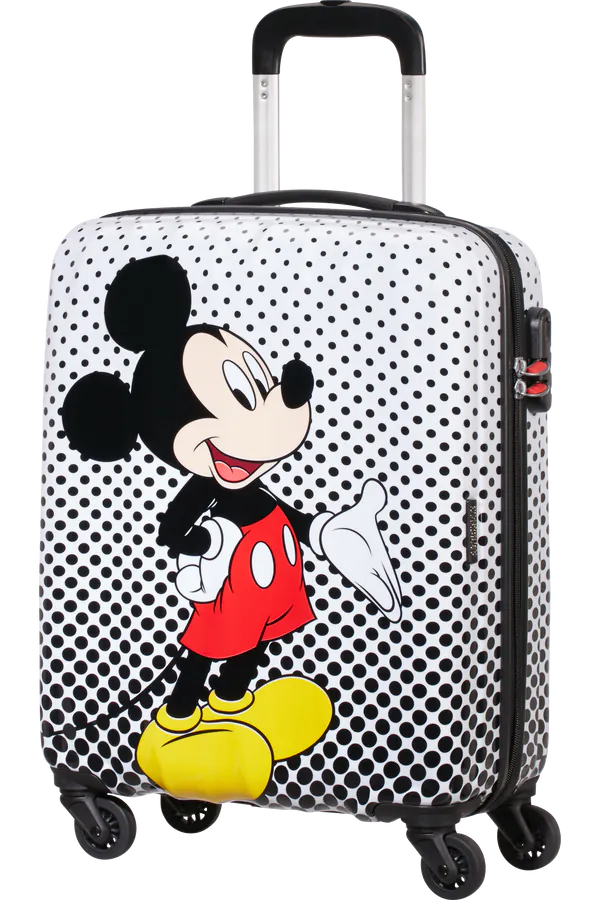 Mala de Cabine 55cm 4 Rodas Mickey Polka Dots - Disney Legends | American Tourister®