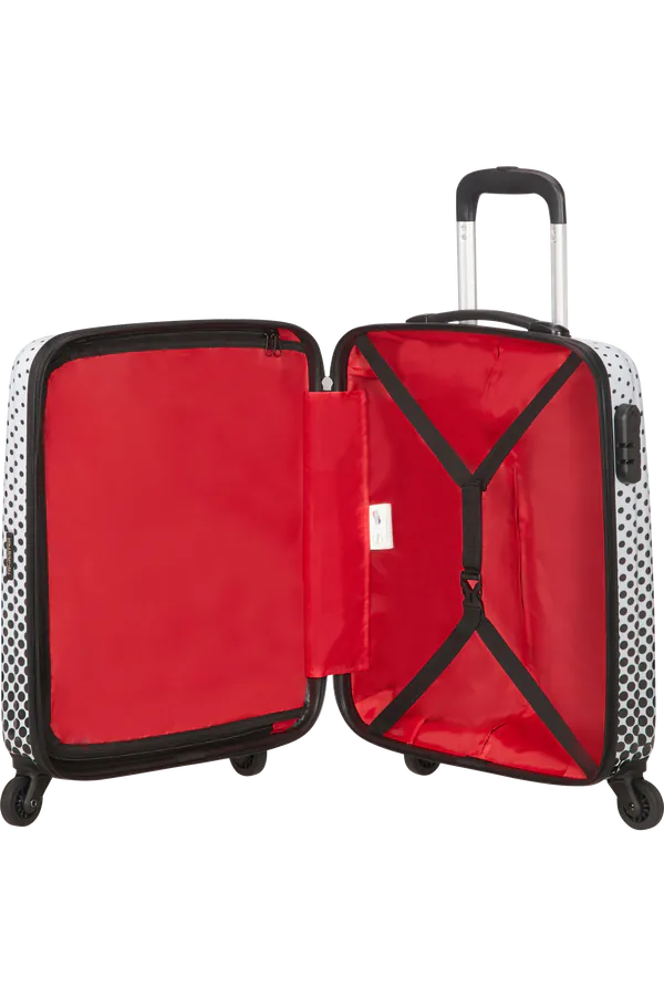 Mala de Cabine 55cm 4 Rodas Mickey Polka Dots - Disney Legends | American Tourister®