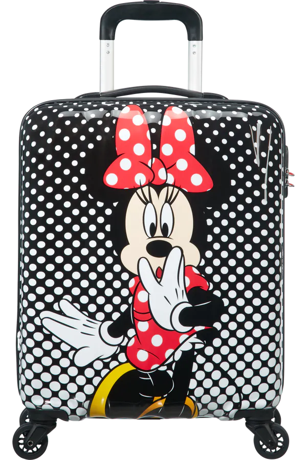 Mala de Cabine 55cm 4 Rodas Minnie Polka Dots - Disney Legends | American Tourister®