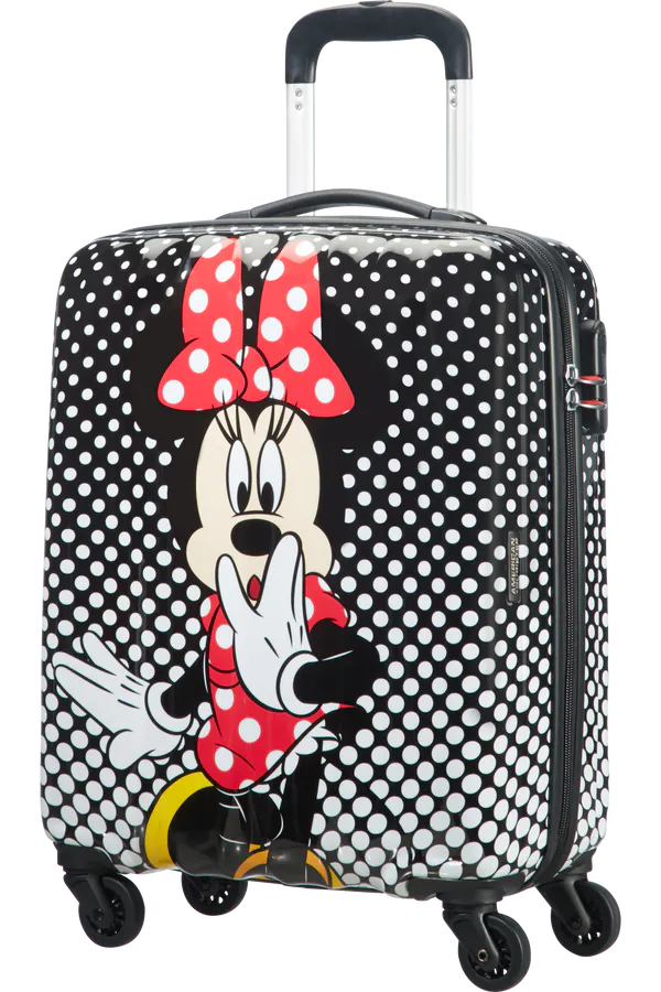Mala de Cabine 55cm 4 Rodas Minnie Polka Dots - Disney Legends | American Tourister®