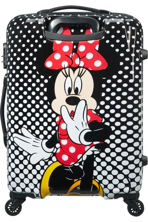 Mala de Viagem Média 65cm 4 Rodas Minnie Polka Dots - Disney Legends | American Tourister®