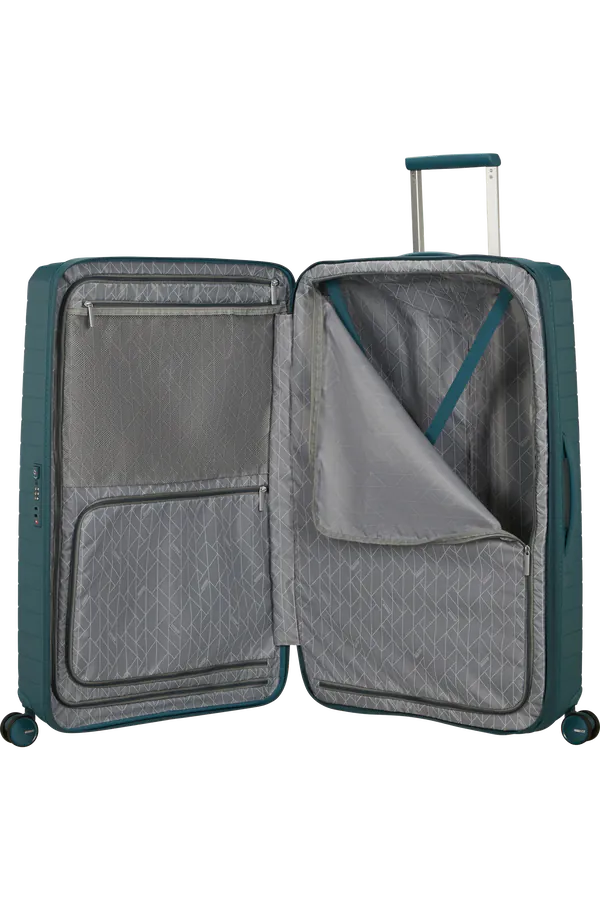 Mala de Viagem Grande 78cm Expansível 4 Rodas Azul-Petróleo - FastForward | American Tourister