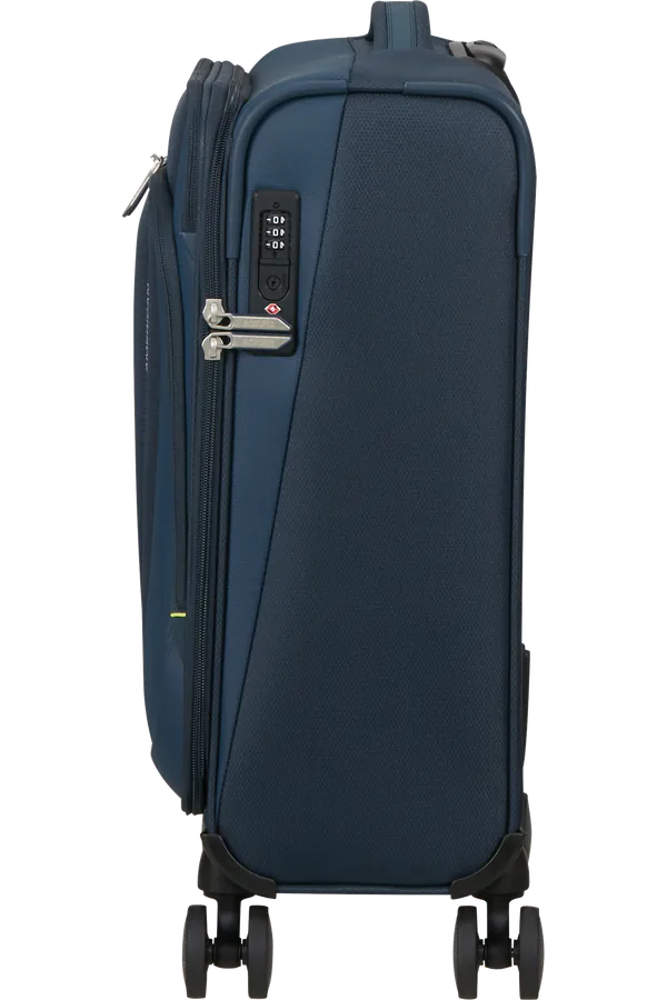Mala de Cabine 55cm 4 Rodas Azul-Marinho - Wanderlite | American Tourister®