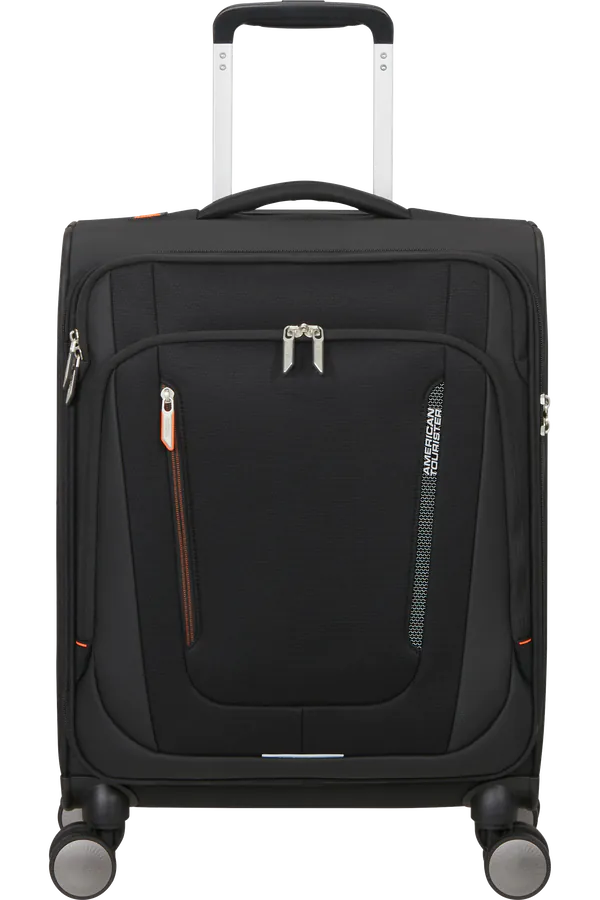 Mala de Cabine 55cm 4 Rodas Preto Sombra - Wanderlite | American Tourister®