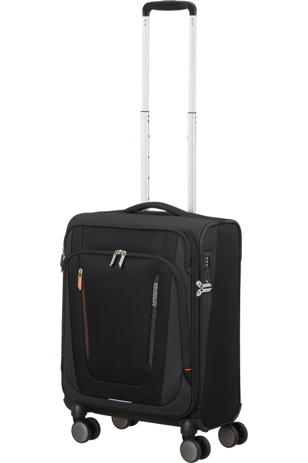 Mala de Cabine 55cm 4 Rodas Preto Sombra - Wanderlite | American Tourister®