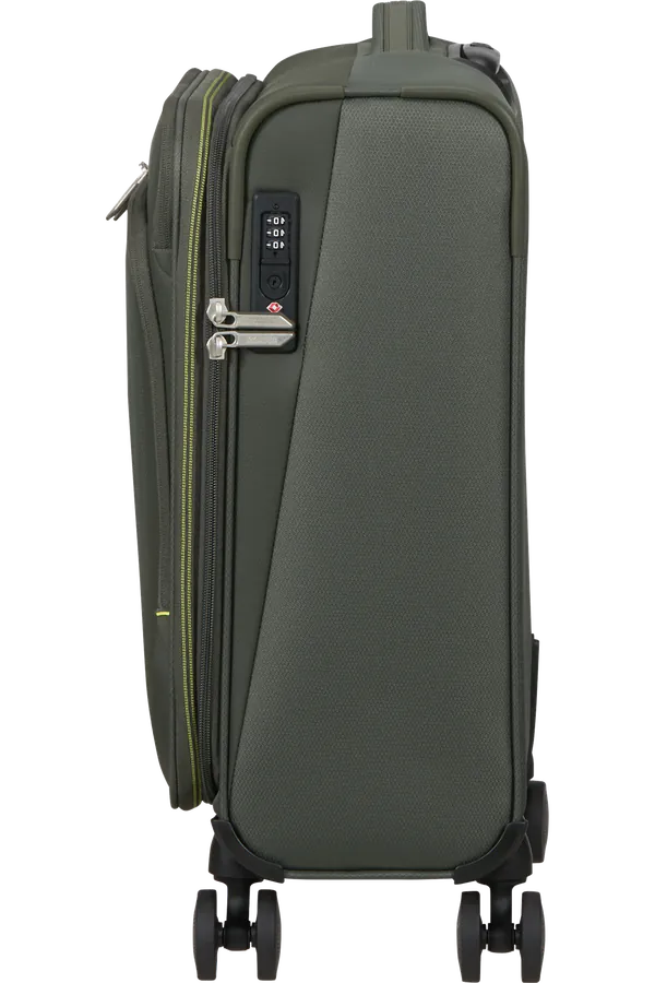 Mala de Cabine 55cm Expansível 4 Rodas Caqui Escuro - Wanderlite | American Tourister®