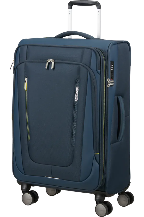 Mala de Viagem Média 68cm 4 Rodas Azul-Marinho - Wanderlite | American Tourister®