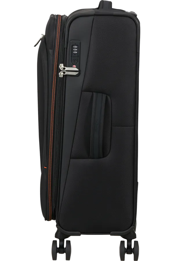 Mala de Viagem Média 68cm 4 Rodas Preto Sombra - Wanderlite | American Tourister®