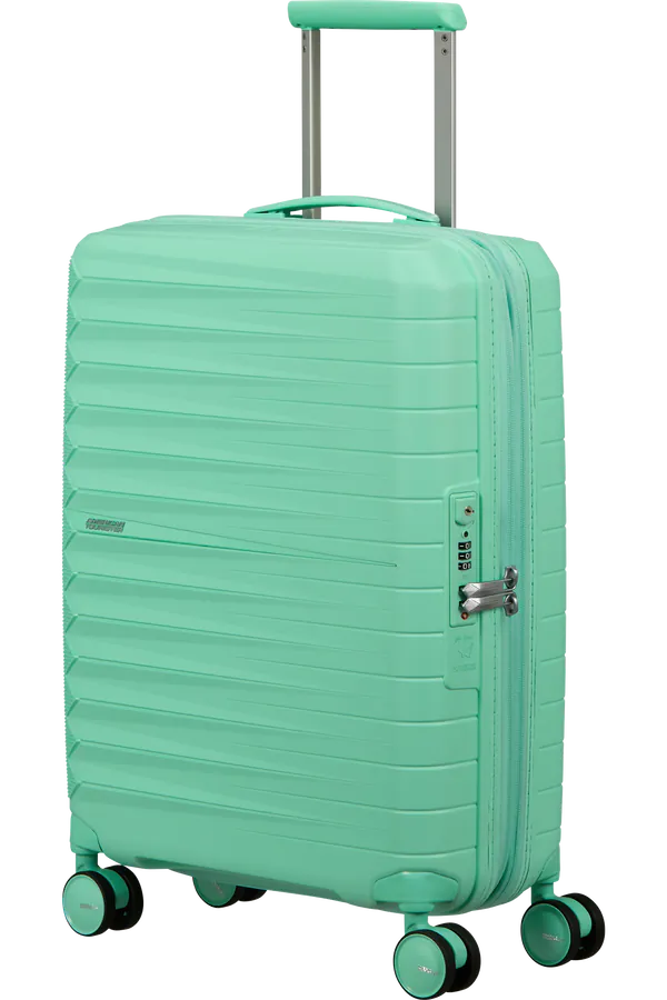 Mala de Cabine 55cm Expansível 4 Rodas Verde Menta - FastForward | American Tourister