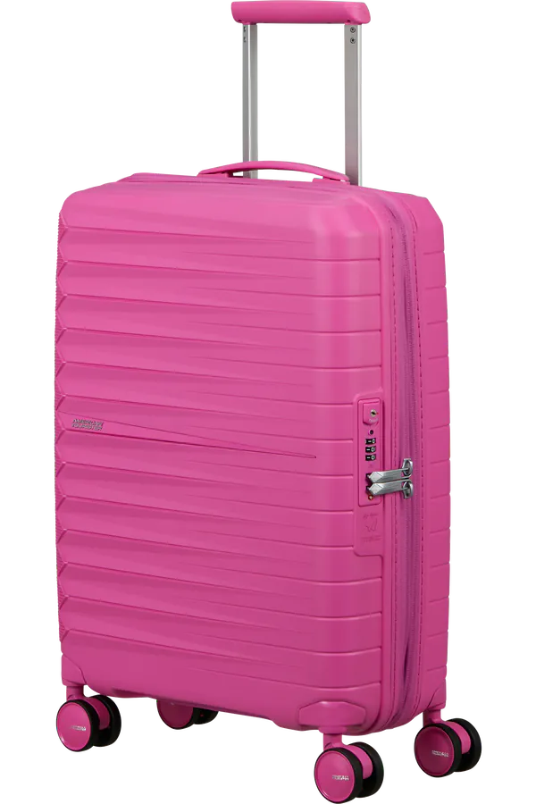 Mala de Cabine 55cm Expansível 4 Rodas Fúcsia Elétrico - FastForward | American Tourister