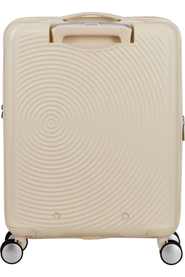 Mala de Cabine 55cm Expansível 4 Rodas Areia de Coco - Soundbox | American Tourister®