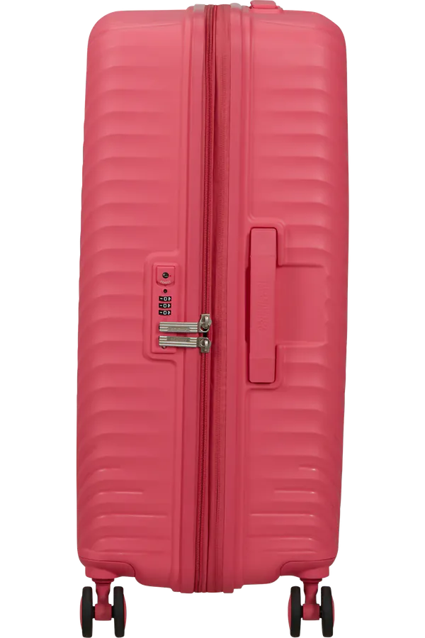 Mala de Viagem Média 68cm Expansível 4 Rodas Rosa Glitch - Diablast | American Tourister®