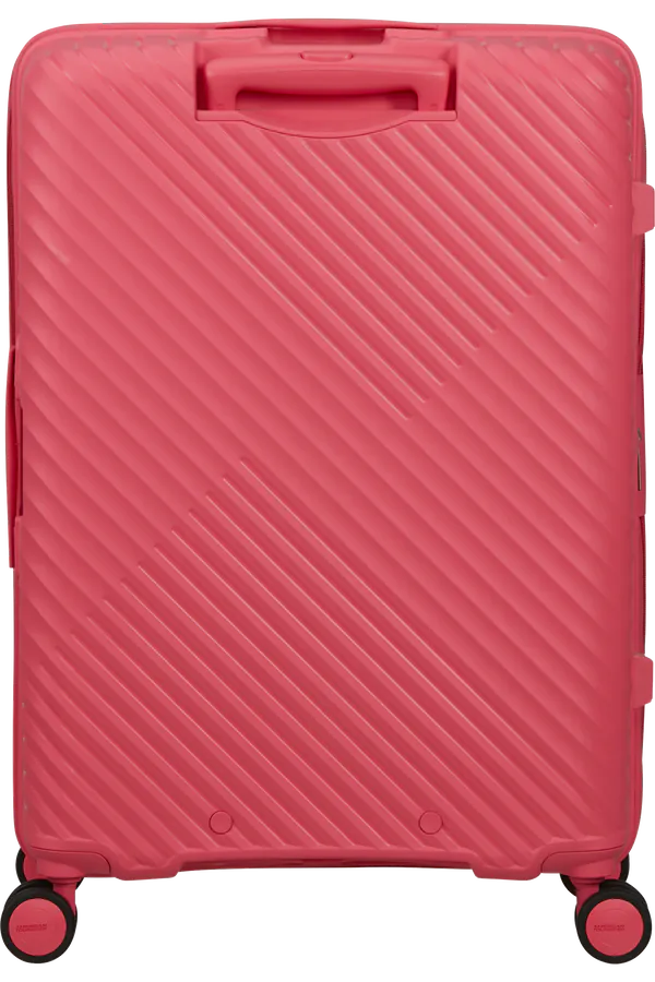 Mala de Viagem Média 68cm Expansível 4 Rodas Rosa Glitch - Diablast | American Tourister®