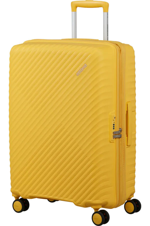 Mala de Viagem Média 68cm Expansível 4 Rodas Amarelo Digital - Diablast | American Tourister®