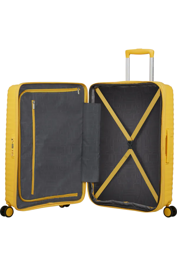 Mala de Viagem Média 68cm Expansível 4 Rodas Amarelo Digital - Diablast | American Tourister®
