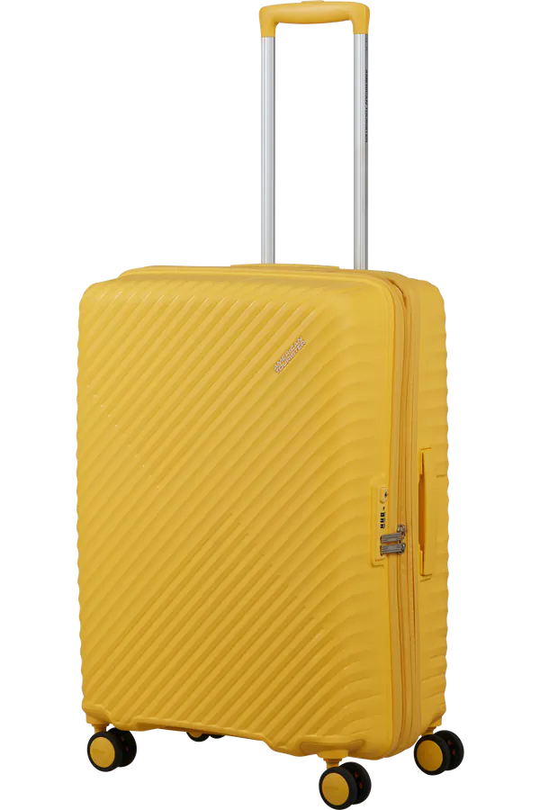 Mala de Viagem Média 68cm Expansível 4 Rodas Amarelo Digital - Diablast | American Tourister®