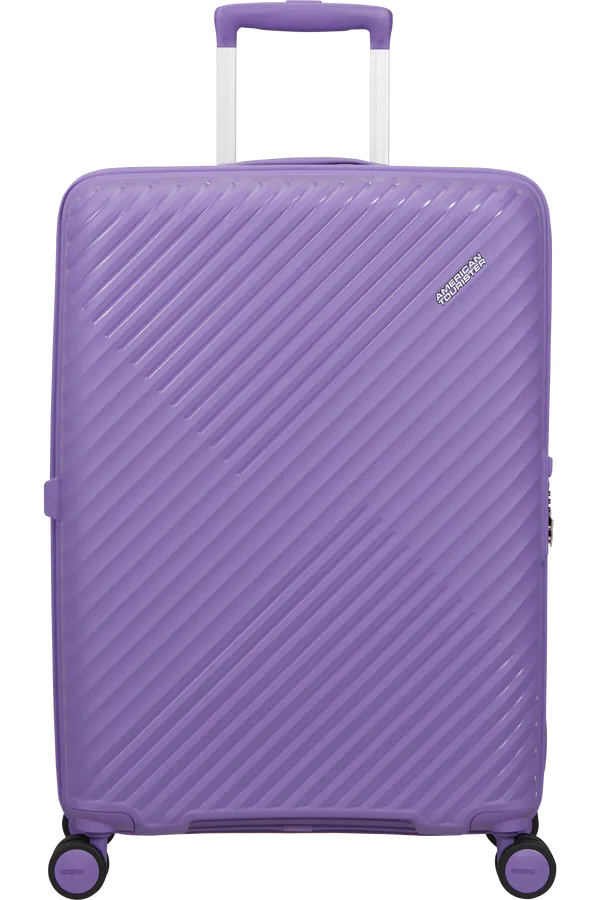 Mala de Viagem Média 68cm Expansível 4 Rodas Roxo Pulse - Diablast | American Tourister®