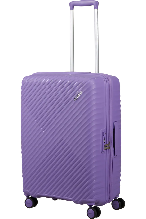 Mala de Viagem Média 68cm Expansível 4 Rodas Roxo Pulse - Diablast | American Tourister®