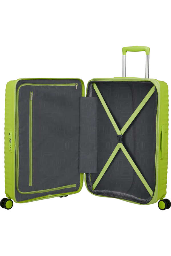 Mala de Viagem Média 68cm Expansível 4 Rodas Lima Hyper - Diablast | American Tourister®