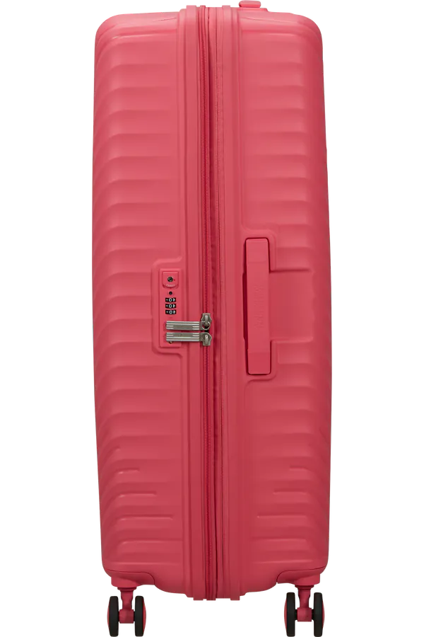 Mala de Viagem Grande 78cm Expansível 4 Rodas Rosa Glitch - Diablast | American Tourister®