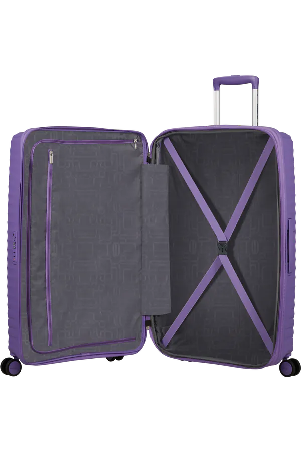 Mala de Viagem Grande 78cm Expansível 4 Rodas Roxo Pulse  - Diablast | American Tourister®