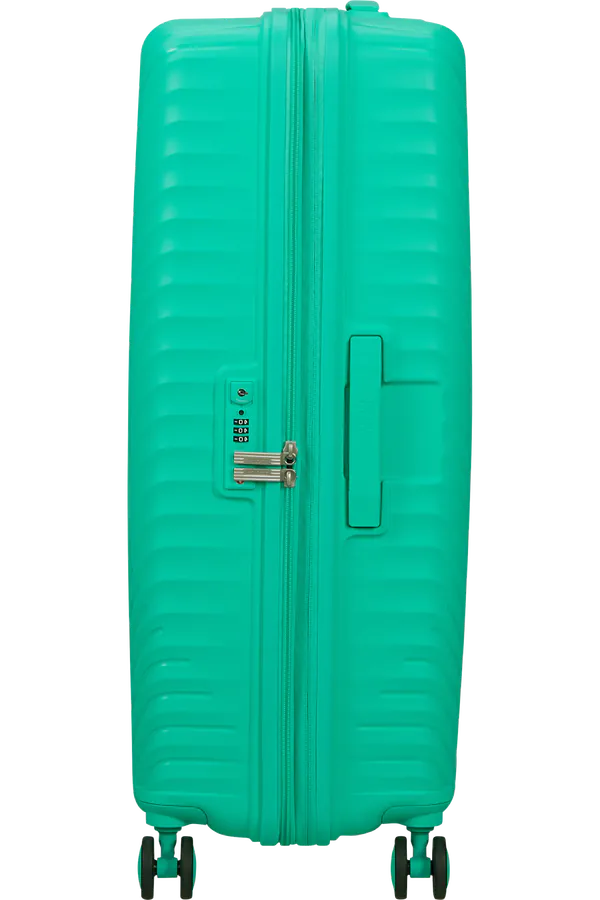 Mala de Viagem Grande 78cm Expansível 4 Rodas Aqua Cyber - Diablast | American Tourister®