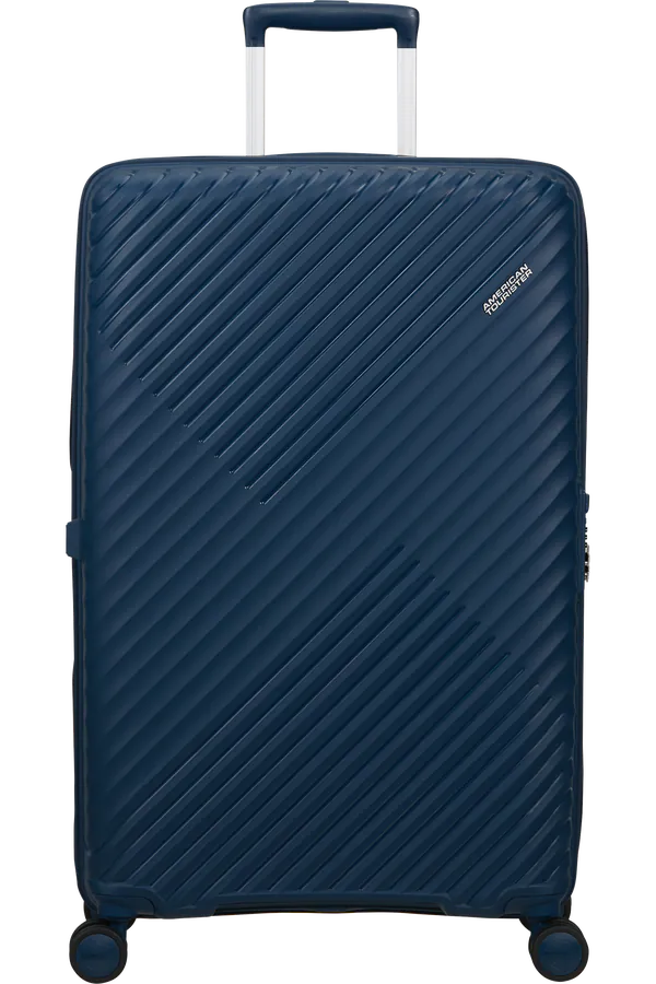 Mala de Viagem Grande 78cm Expansível 4 Rodas Azul Darkwave - Diablast | American Tourister®