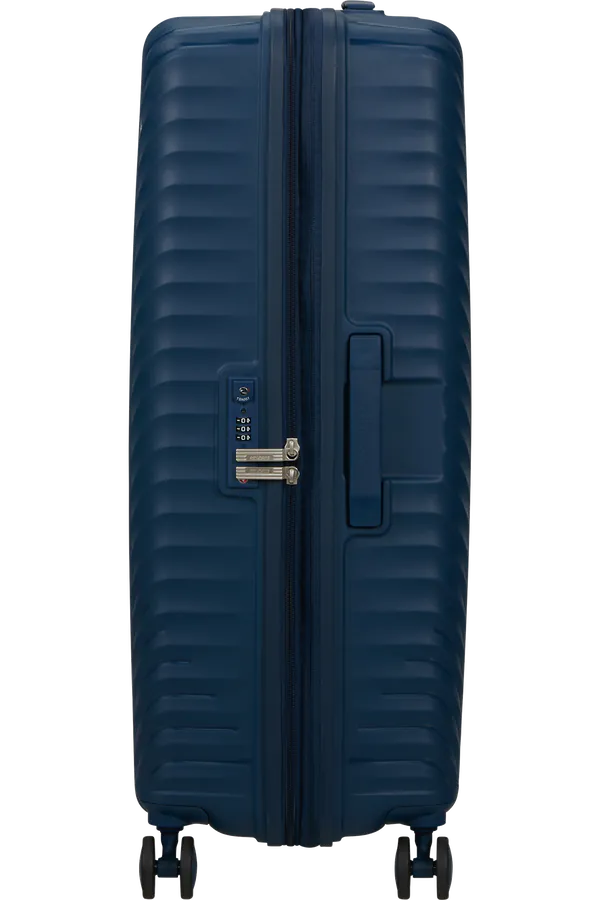 Mala de Viagem Grande 78cm Expansível 4 Rodas Azul Darkwave - Diablast | American Tourister®