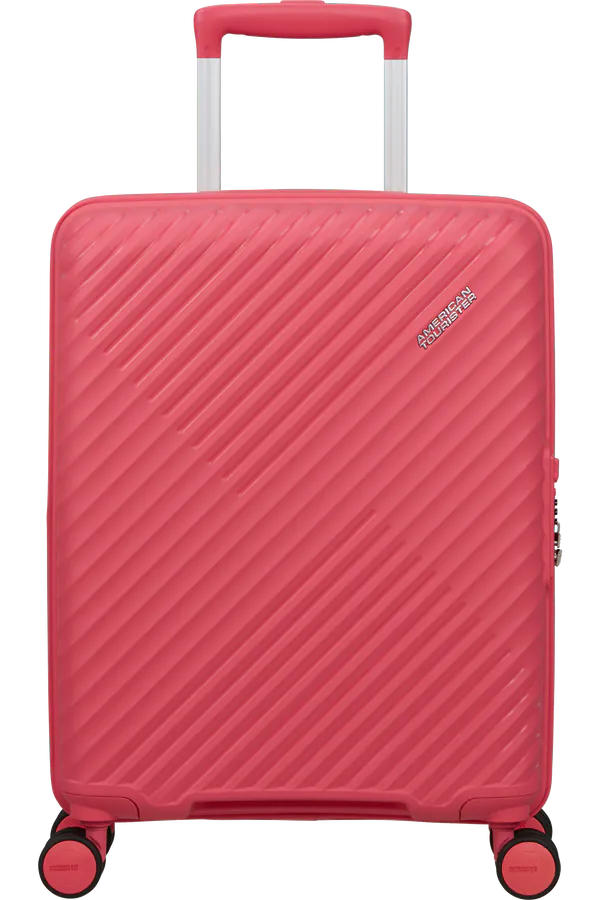 Mala de Cabine 55cm 4 Rodas Rosa Glitch - Diablast | American Tourister®