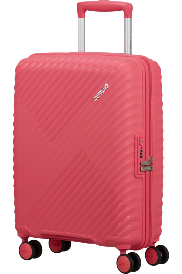 Mala de Cabine 55cm 4 Rodas Rosa Glitch - Diablast | American Tourister®