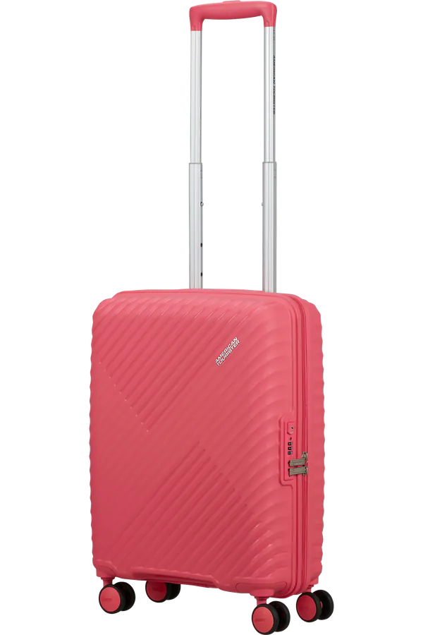 Mala de Cabine 55cm 4 Rodas Rosa Glitch - Diablast | American Tourister®