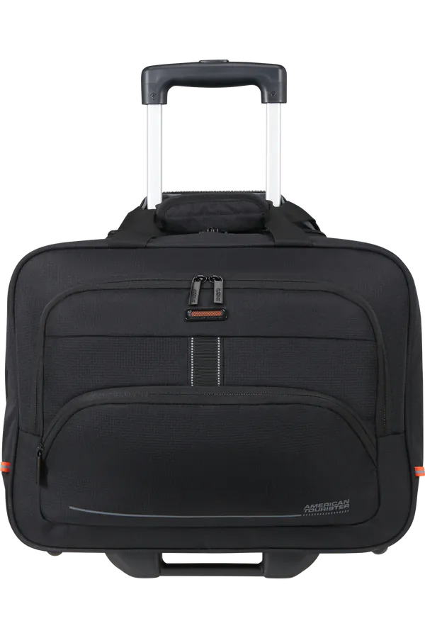 Pasta para Portátil 15.6" com Rodas Preta - AT Work NXT | American Tourister®
