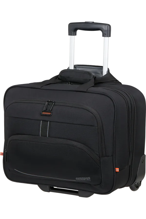 Pasta para Portátil 15.6" com Rodas Preta - AT Work NXT | American Tourister®