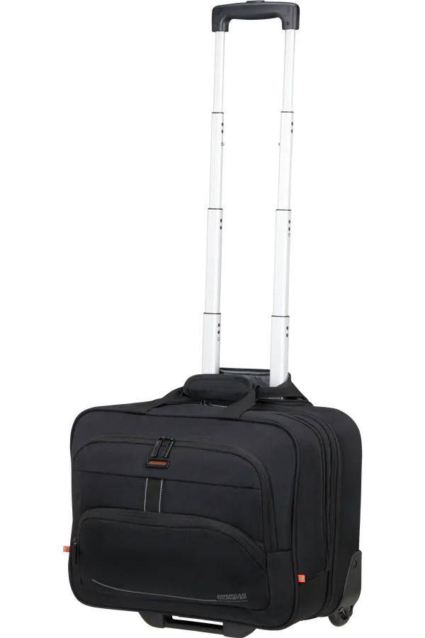 Pasta para Portátil 15.6" com Rodas Preta - AT Work NXT | American Tourister®