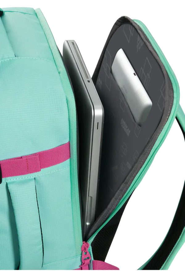 Mochila de Cabine S/M 15.6" Verde Menta/Fúcsia Elétrico - Take2Cabin | American Tourister®