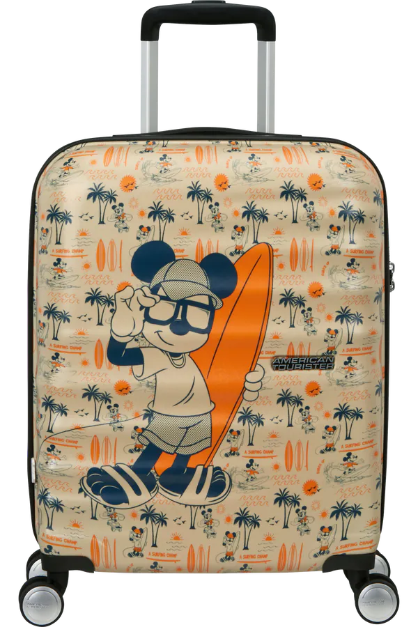 Mala de Cabine 55cm 4 Rodas Mickey Super Surfista - WaveBreaker Disney | American Tourister®