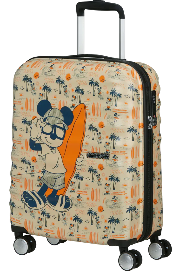 Mala de Cabine 55cm 4 Rodas Mickey Super Surfista - WaveBreaker Disney | American Tourister®