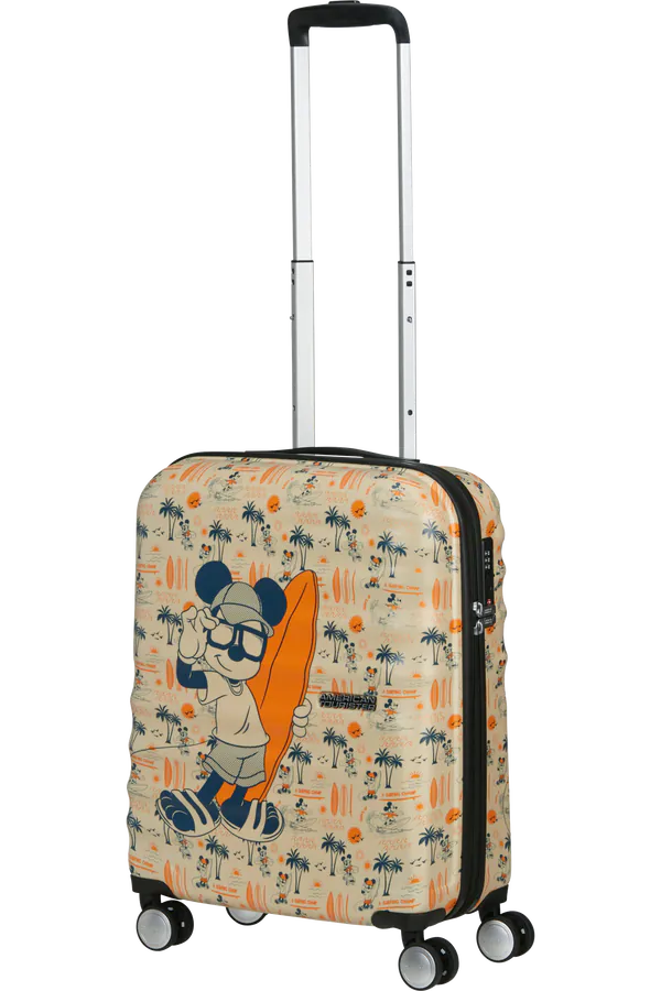 Mala de Cabine 55cm 4 Rodas Mickey Super Surfista - WaveBreaker Disney | American Tourister®