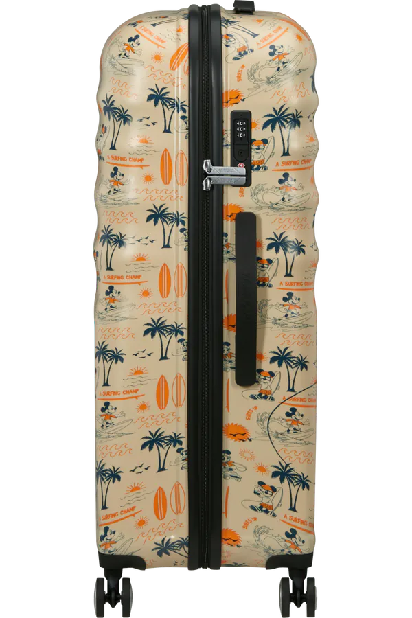Mala de Viagem Grande 77cm 4 Rodas Mickey Super Surfista - WaveBreaker Disney | American Tourister®