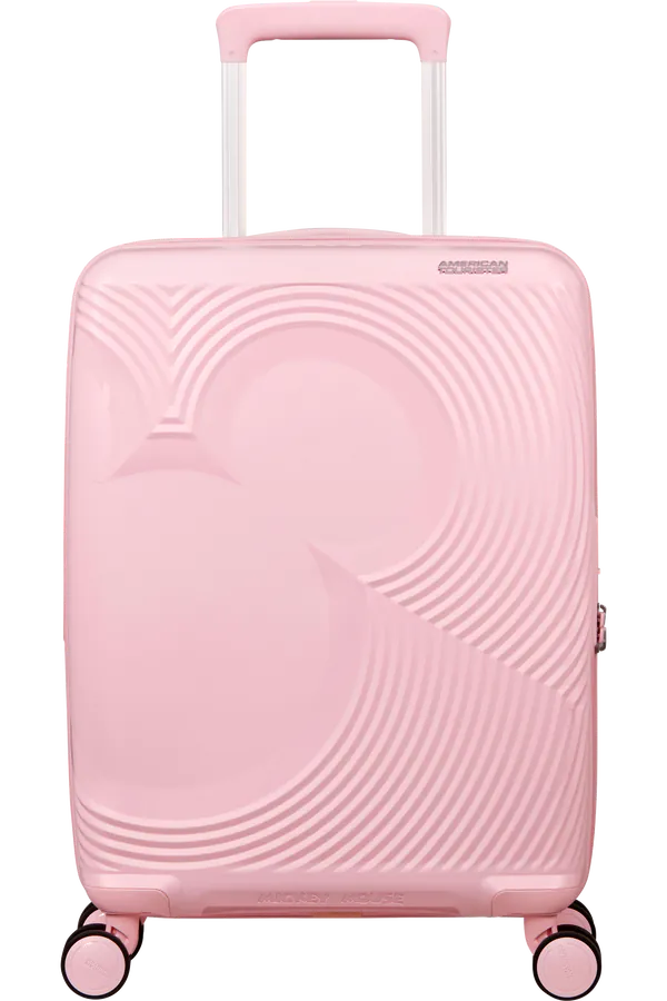 Mala de Cabine 55cm Expansível 4 Rodas Mickey Rosa Pastel - Mickey Magic | American Tourister®
