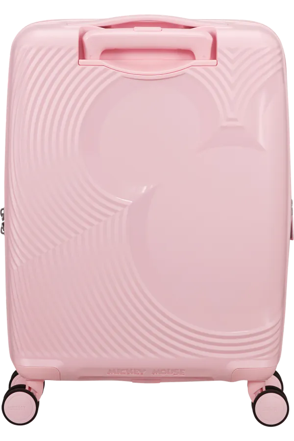 Mala de Cabine 55cm Expansível 4 Rodas Mickey Rosa Pastel - Mickey Magic | American Tourister®