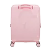 Mala de Cabine 55cm Expansível 4 Rodas Mickey Rosa Pastel - Mickey Magic | American Tourister®