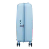 Mala de Cabine 55cm Expansível 4 Rodas Mickey Azul Pastel - Mickey Magic | American Tourister®