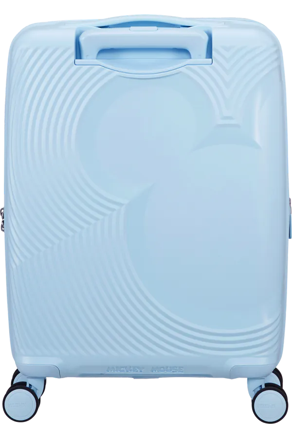 Mala de Cabine 55cm Expansível 4 Rodas Mickey Azul Pastel - Mickey Magic | American Tourister®