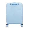 Mala de Cabine 55cm Expansível 4 Rodas Mickey Azul Pastel - Mickey Magic | American Tourister®