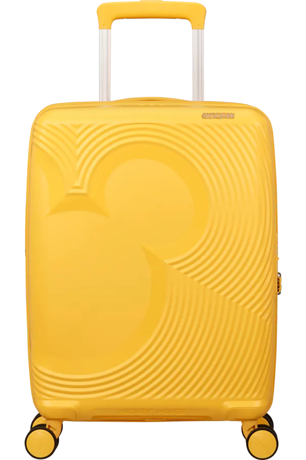 Mala de Cabine 55cm Expansível 4 Rodas Mickey Flor Amarela - Mickey Magic | American Tourister®