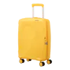Mala de Cabine 55cm Expansível 4 Rodas Mickey Flor Amarela - Mickey Magic | American Tourister®